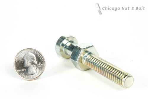 custom round screw integral hex
